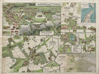 Die v. Bodelschwinghschen Anstalten Bethel um 1930. Hauptarchiv Bethel, Karten und Pläne.