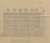 Bauskizze des Hauses am Siekerwall 9, 1936. Stadtarchiv Bielefeld, Bestand 108,5/Bauordnungsamt, Hausakten, Nr. 3457