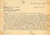 Ablehnung der Rückkehr und Wiedereinstellung von Isidor Singer in Bielefeld, 1947. Stadtarchiv Bielefeld, Bestand 109,3/Wiedergutmachung Stadt, Nr. V 56