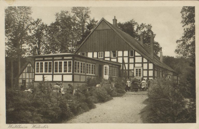 Erholungsheim „Waterbör“ in Senne I, um 1925.