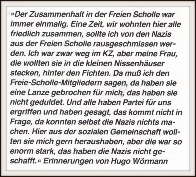 Gedruckt in Baugenossenschaft Freie Scholle eG. Bielefeld (Hrsg.), 75 Jahre Freie Scholle 1911-1986: Geschichten und Gegenwart genossenschaftlicher Selbsthilfe in Bielefeld, Bielefeld 1986, S. 75.