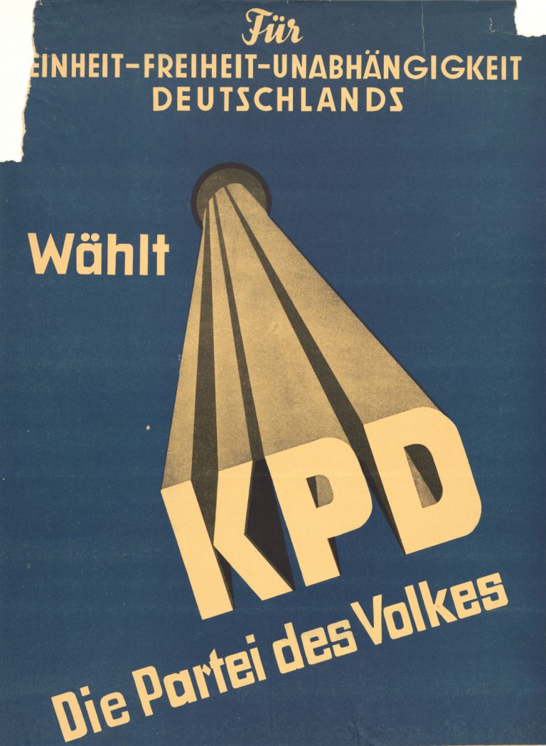 Wahlplakat der KPD, 1932.